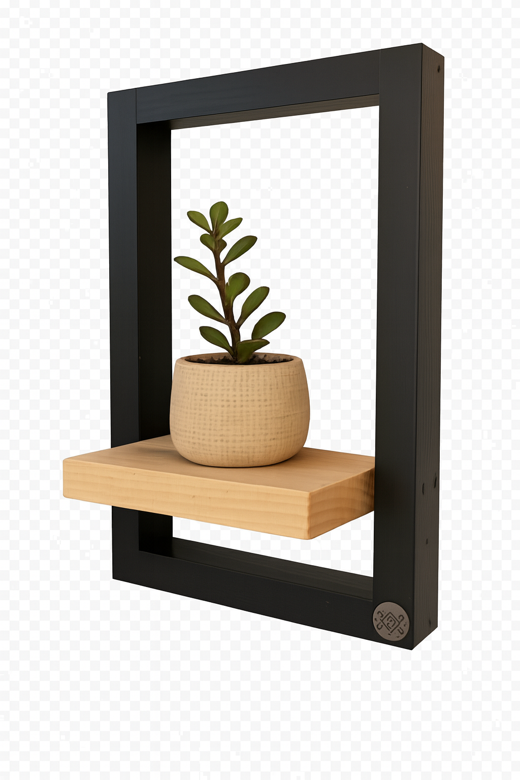 Modern Frame Wall Shelf – Minimalist Hanging Display Rack